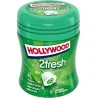 Chewing gums Hollywood 2fresh menthe verte sans sucre - boite 50g