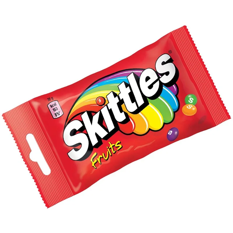 Skittles aux fruits - Bonbons dragéifiés - sachet 38g