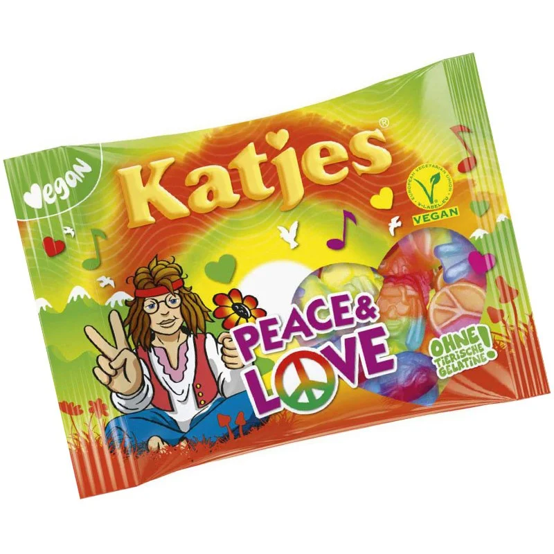 Katjes Peace & Love - Bonbons gélifiés