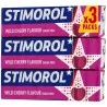 Chewing gums Stimorol cerise sans sucre - lot 3 paquets