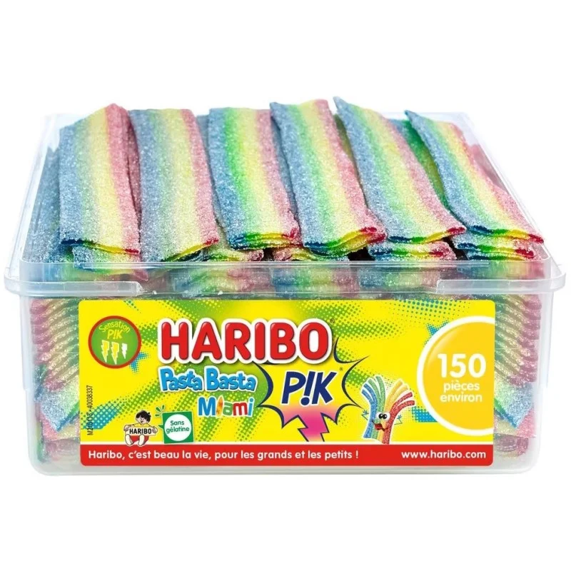 Haribo Pasta Basta Miami Pik - boite 150 pièces