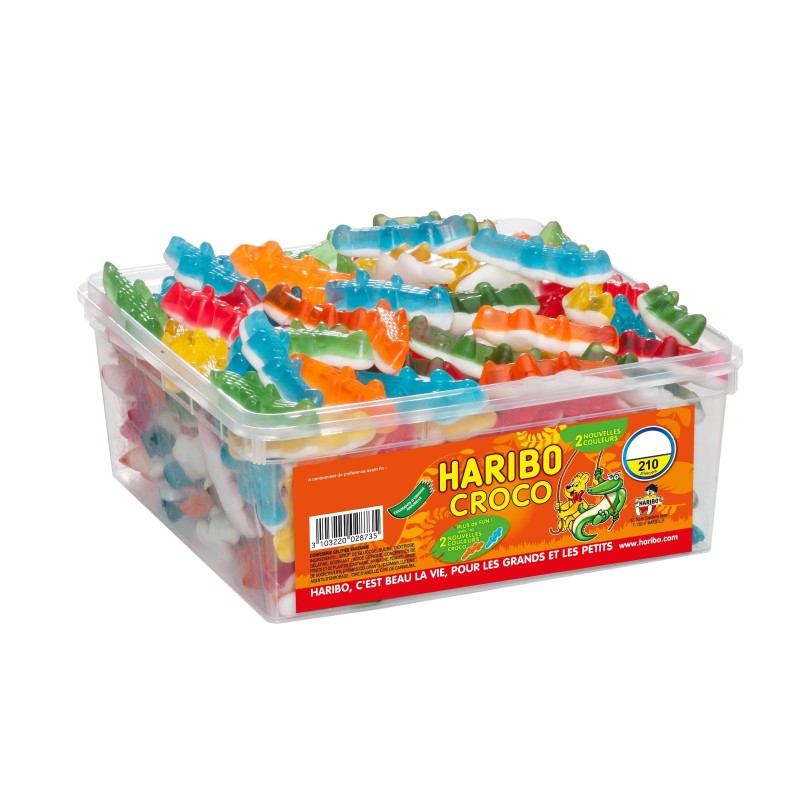 CROCO HARIBO BOÎTE DE 210 pièces