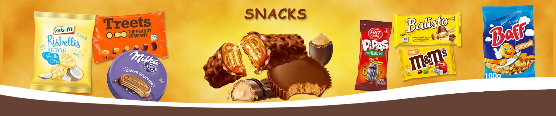 Snacks : produits de snacking à grignoter
